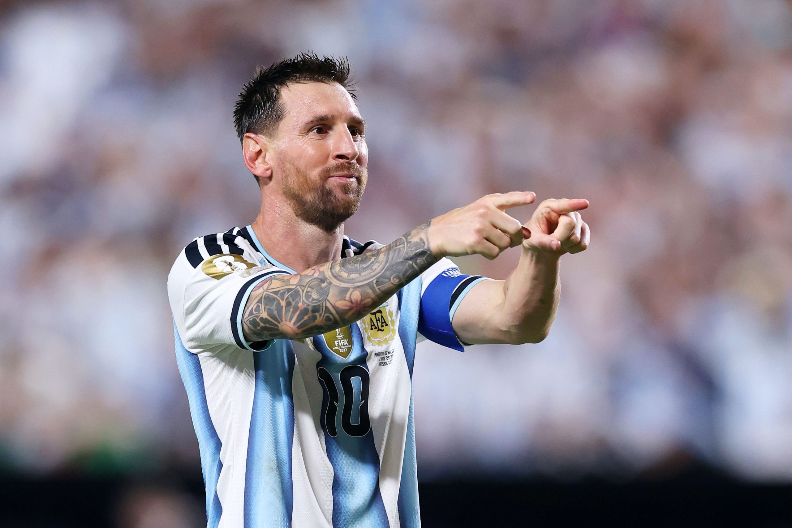 La emotiva despedida de Messi de la 'Albiceleste'